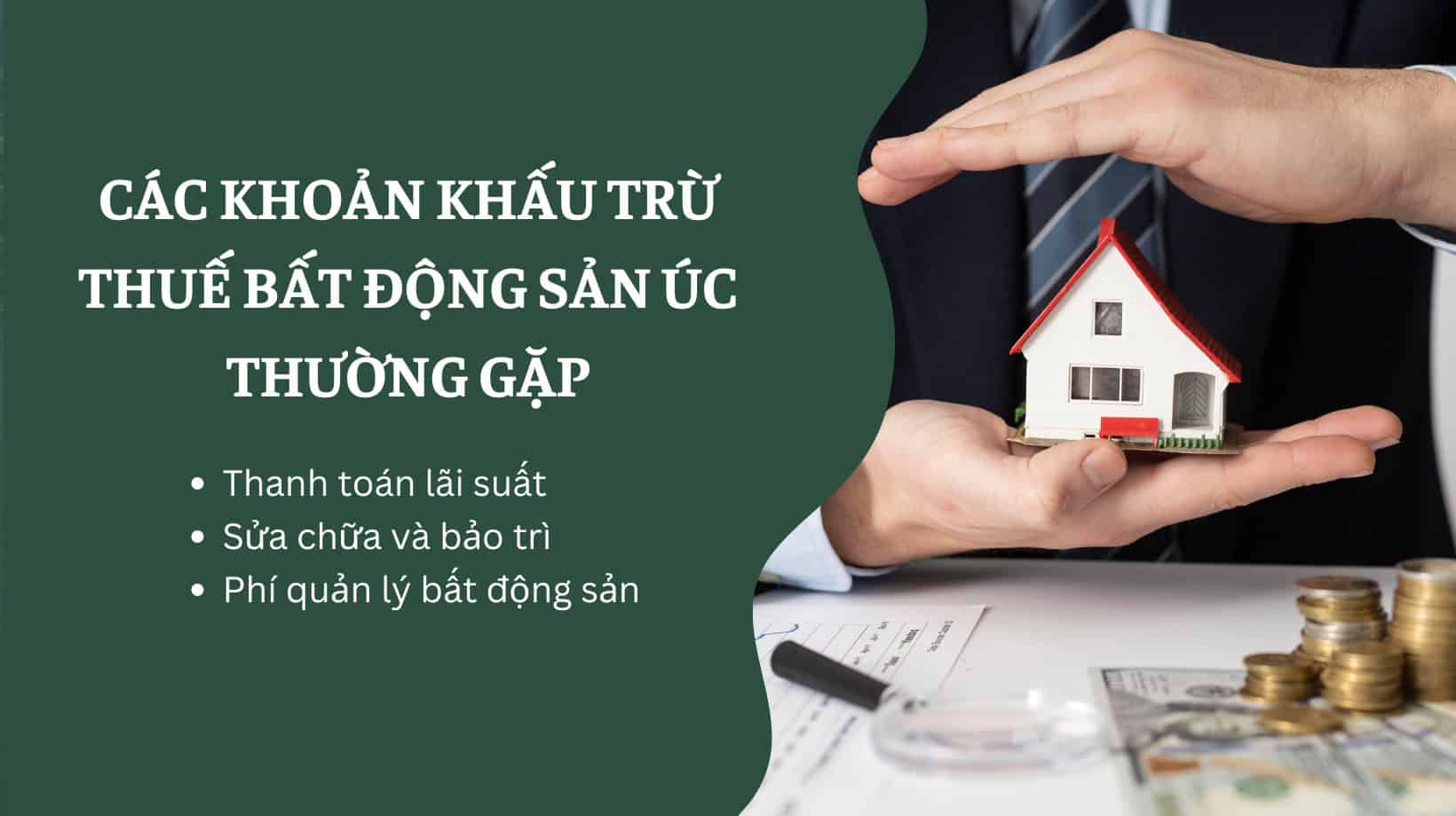 Khoản khấu trừ thuế BĐS Úc