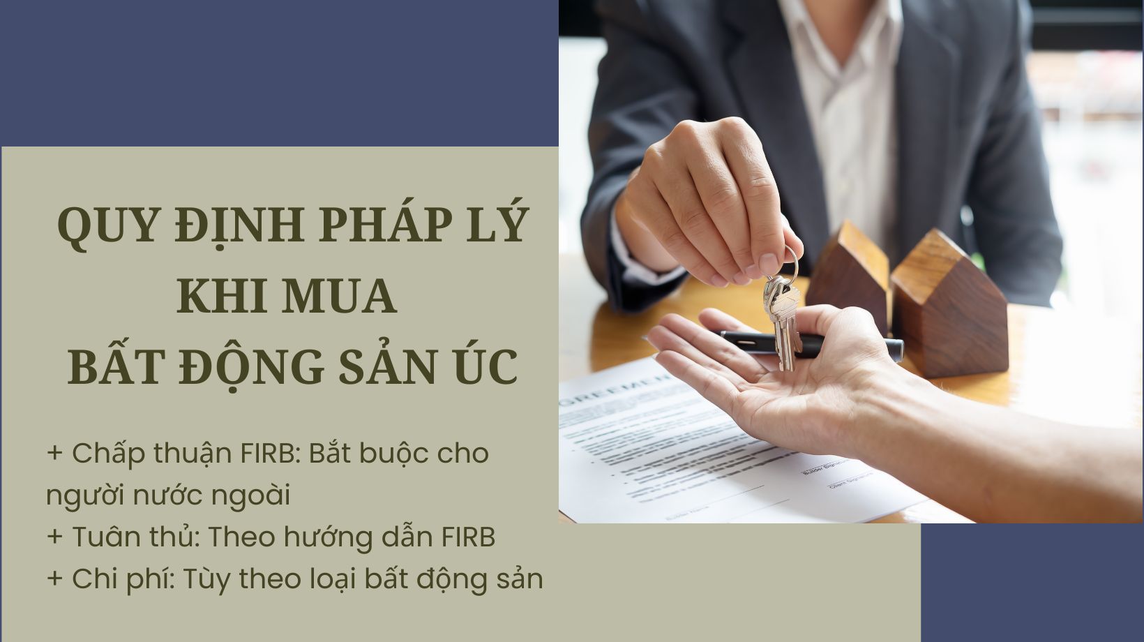 Quy định về pháp lý khi mua bất động sản Úc