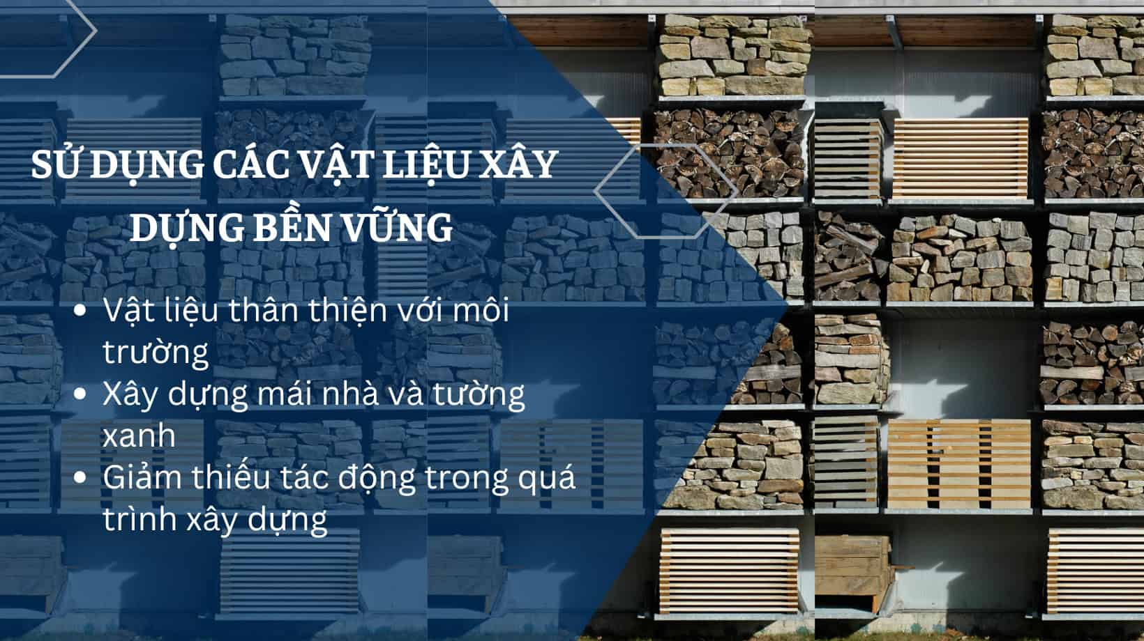 Sử dụng vật liệu xây dựng bền vững