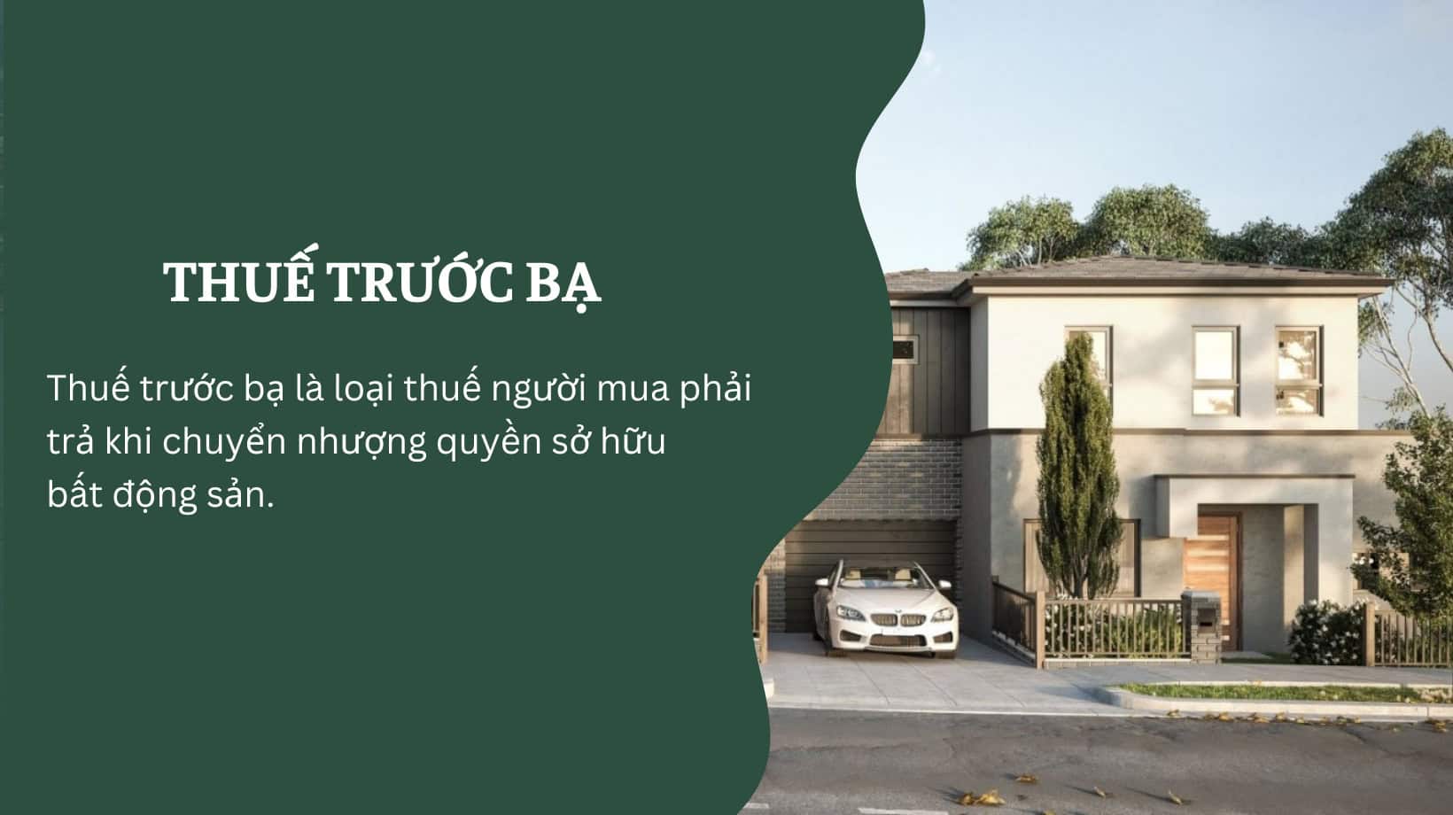 Thuế trước bạ trong bất động sản Úc