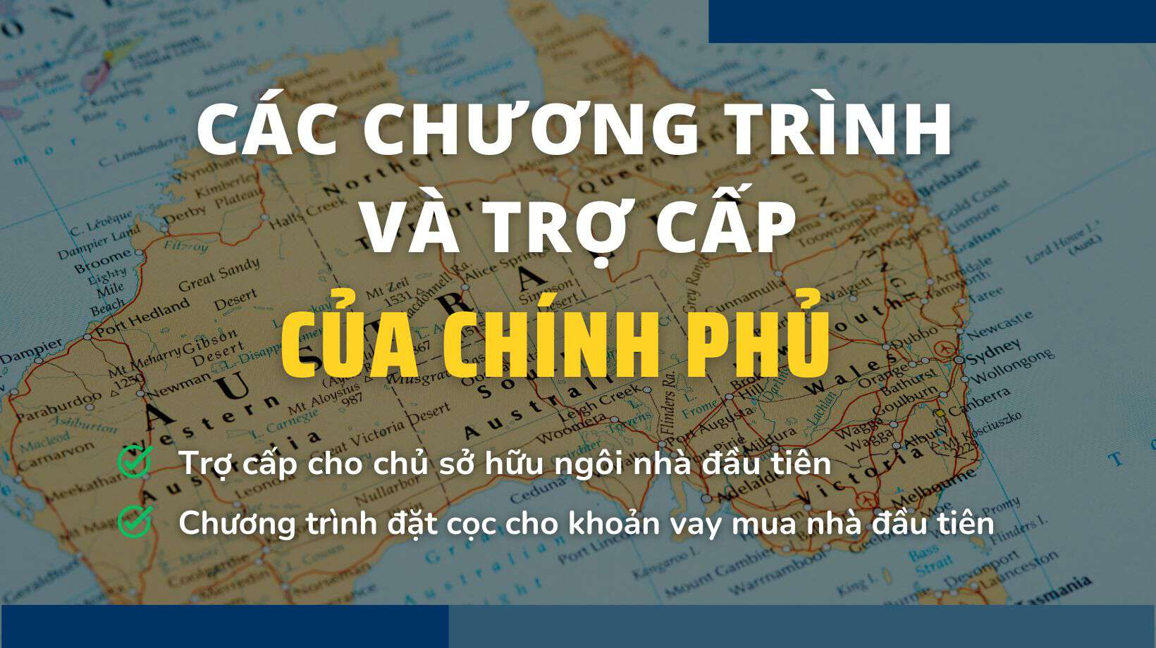 Các chương trình và trợ cấp của chính phủ Úc