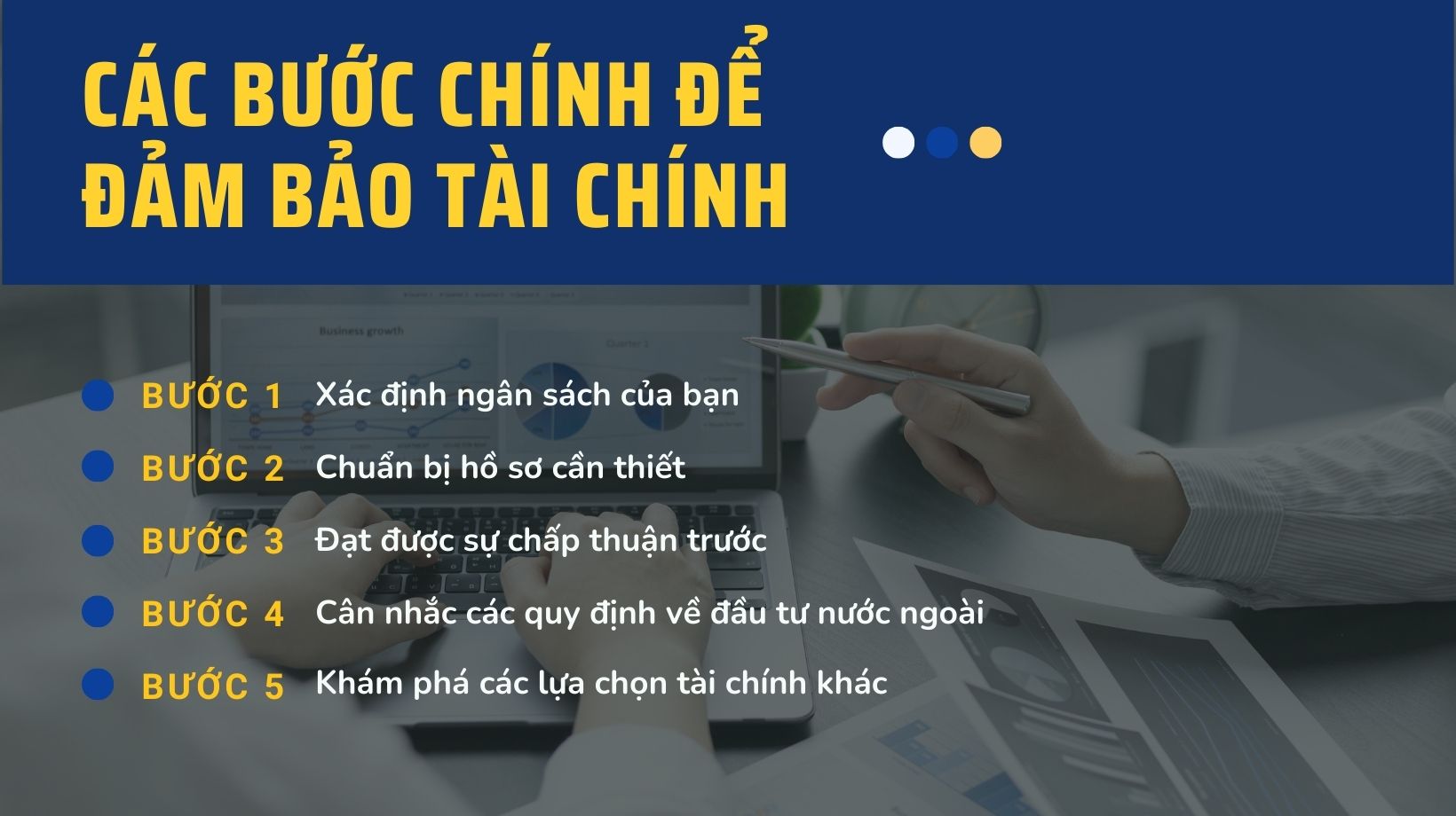 Các Bước Chính Để Đảm Bảo Tài Chính