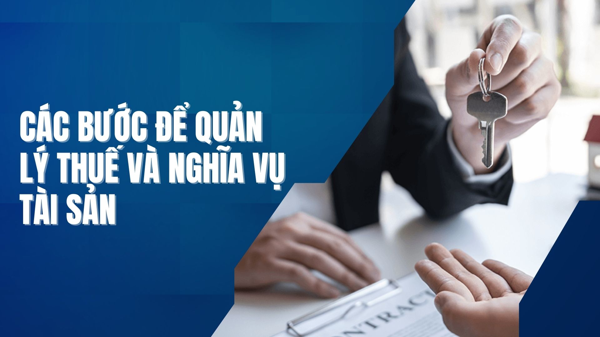 Các bước để quản lý thuế và nghĩa vụ tài sản