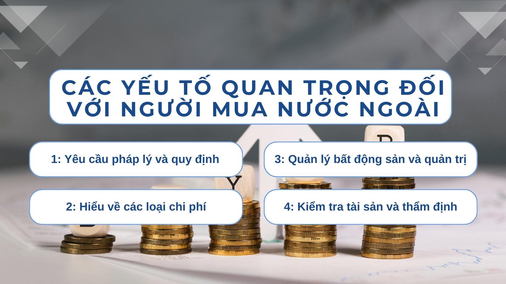 Các yếu tố quan trọng đối với người mua nước ngoài