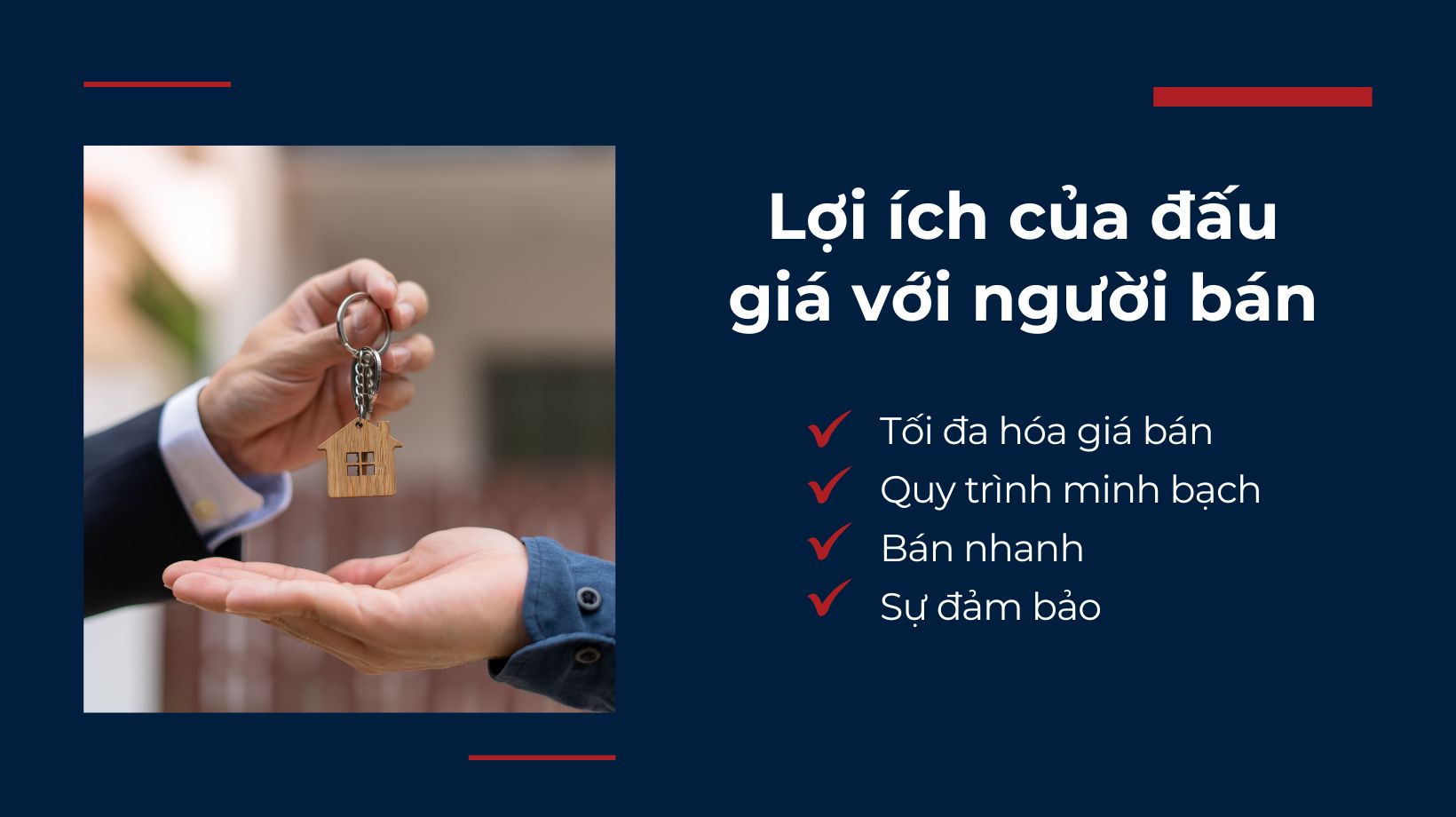 Đấu giá tạo ra một môi trường cạnh tranh có thể đẩy giá bán cuối cùng lên cao hơn. Sự hiện diện của nhiều bên quan tâm thường dẫn đến mức giá cao hơn, đôi khi vượt qua kỳ vọng của người bán