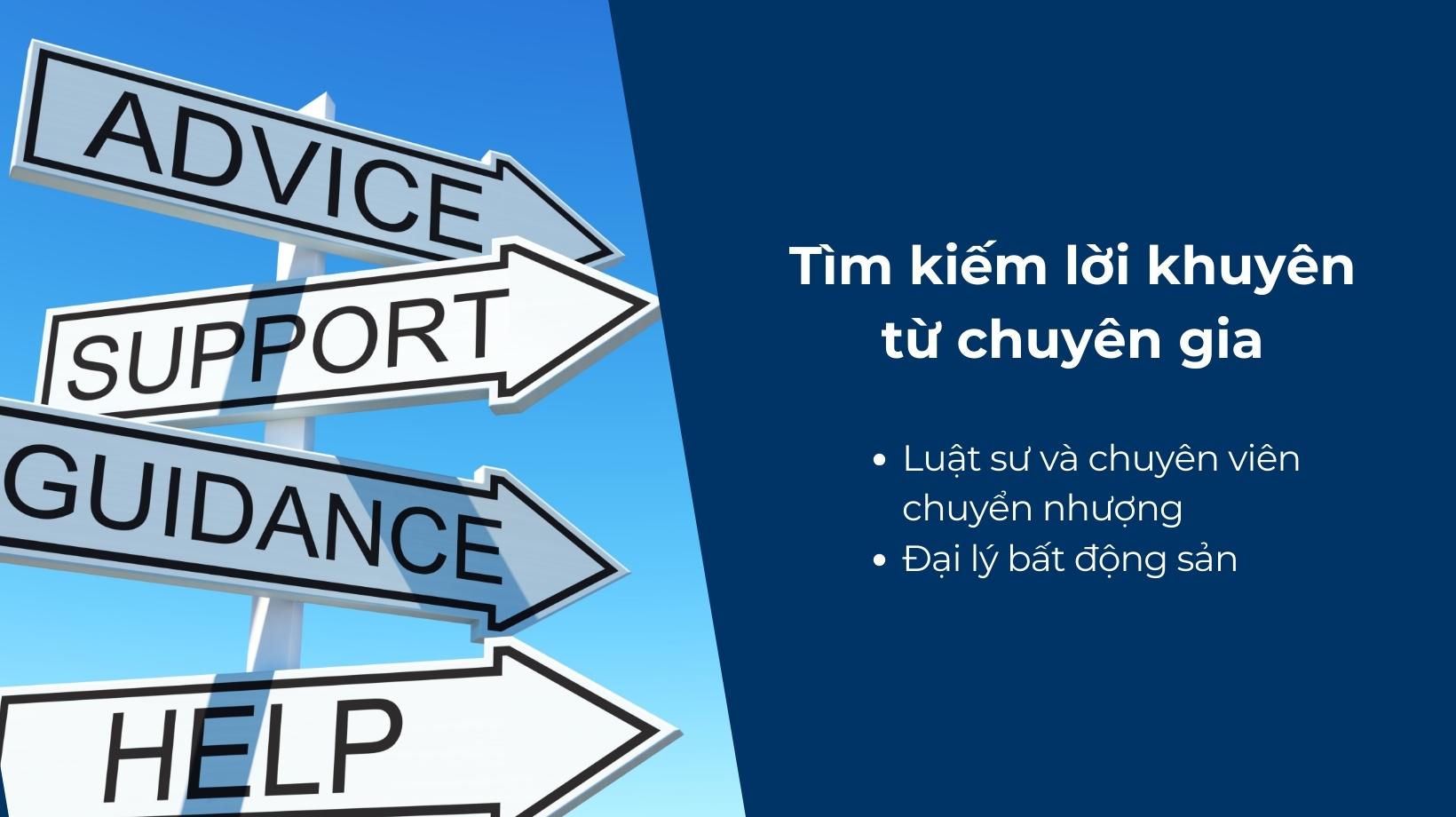 Thuê một luật sư hoặc chuyên viên chuyển nhượng có chuyên môn về luật bất động sản