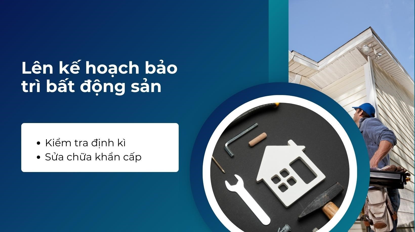 Lên kế hoạch kiểm tra định kỳ để phát hiện và xử lý các vấn đề bảo trì trước khi chúng trở nên nghiêm trọng