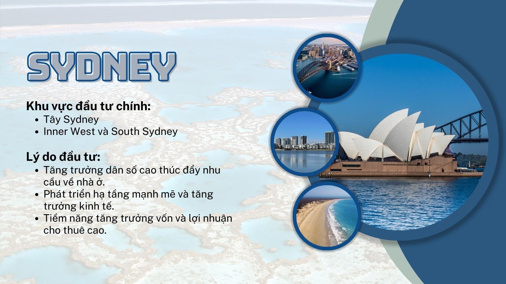 Sydney, thành phố lớn nhất của Úc, tiếp tục là lựa chọn hàng đầu cho phát triển bất động sản
